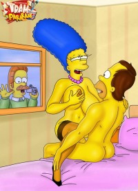 Unleashed MILF porn from The Simpsons