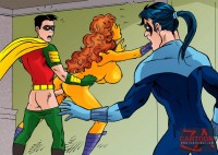 Superhero fucking with Teen Titans